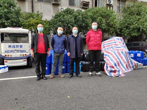 仙桃公司捐款捐物助力當(dāng)?shù)卣块T防控疫情