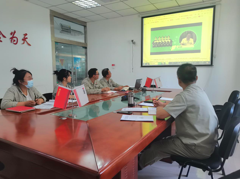 寧夏鑫爾特公司黨支部召開黨史學習教育專題組織生活會