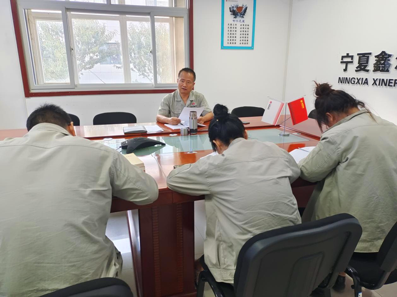 寧夏鑫爾特公司黨支部召開黨史學習教育專題組織生活會