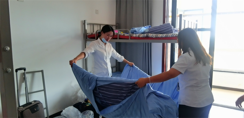 神木分公司送新入職員工到一線，用心用情“留”人才