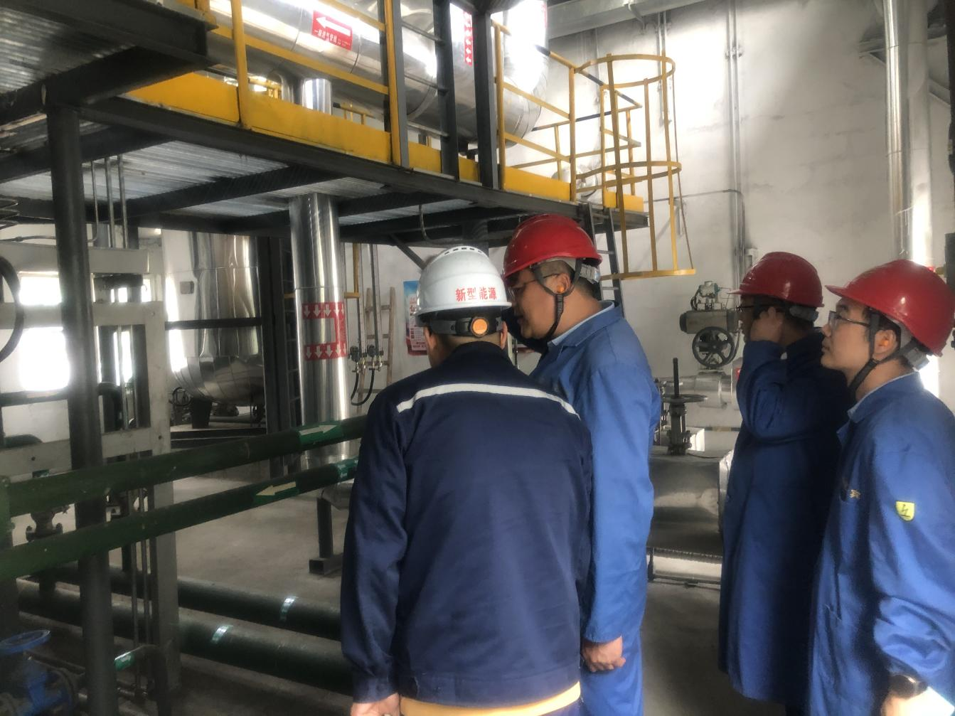 劉新成帶隊赴中泰公司、灃京公司調研指導